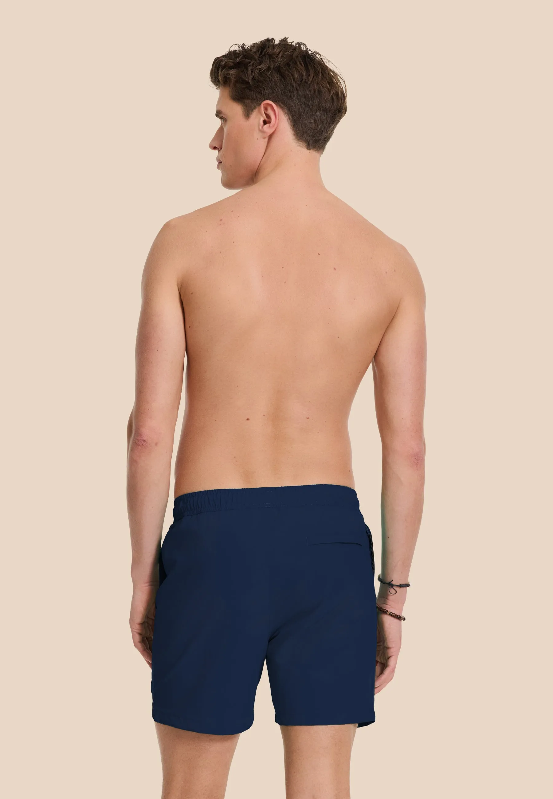 NATE QUICK DRY swim shorts solid | dark navy