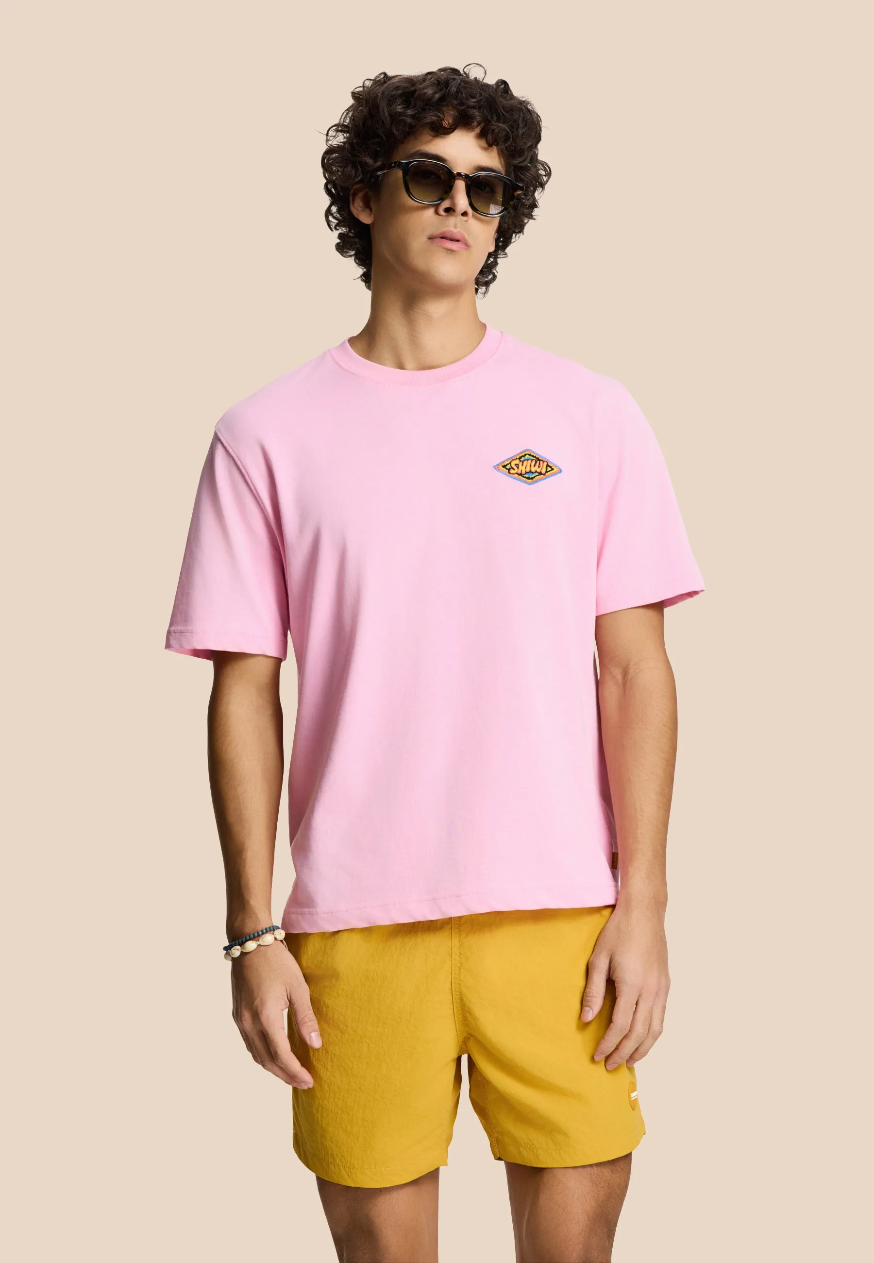 NATE QUICK DRY swim shorts solid | yellow ochre