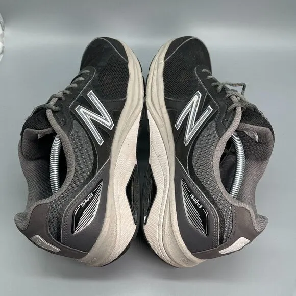 New Balance 1540v3 Men's 11 Black Castlerock Athletic Sneakers Lace-Up Low Top