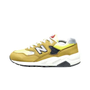 New Balance 580 Sport Shoes Leather Beige Color For Men