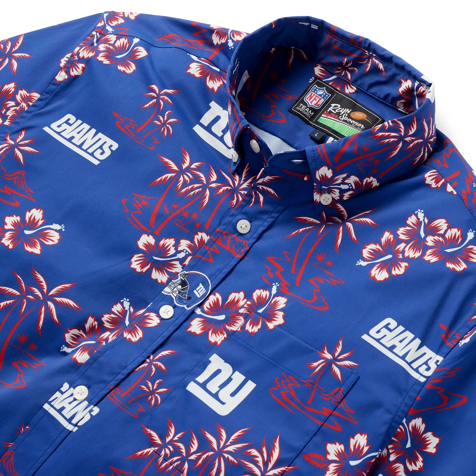 NEW YORK GIANTS KEKAI PERFORMANCE BUTTON FRONT