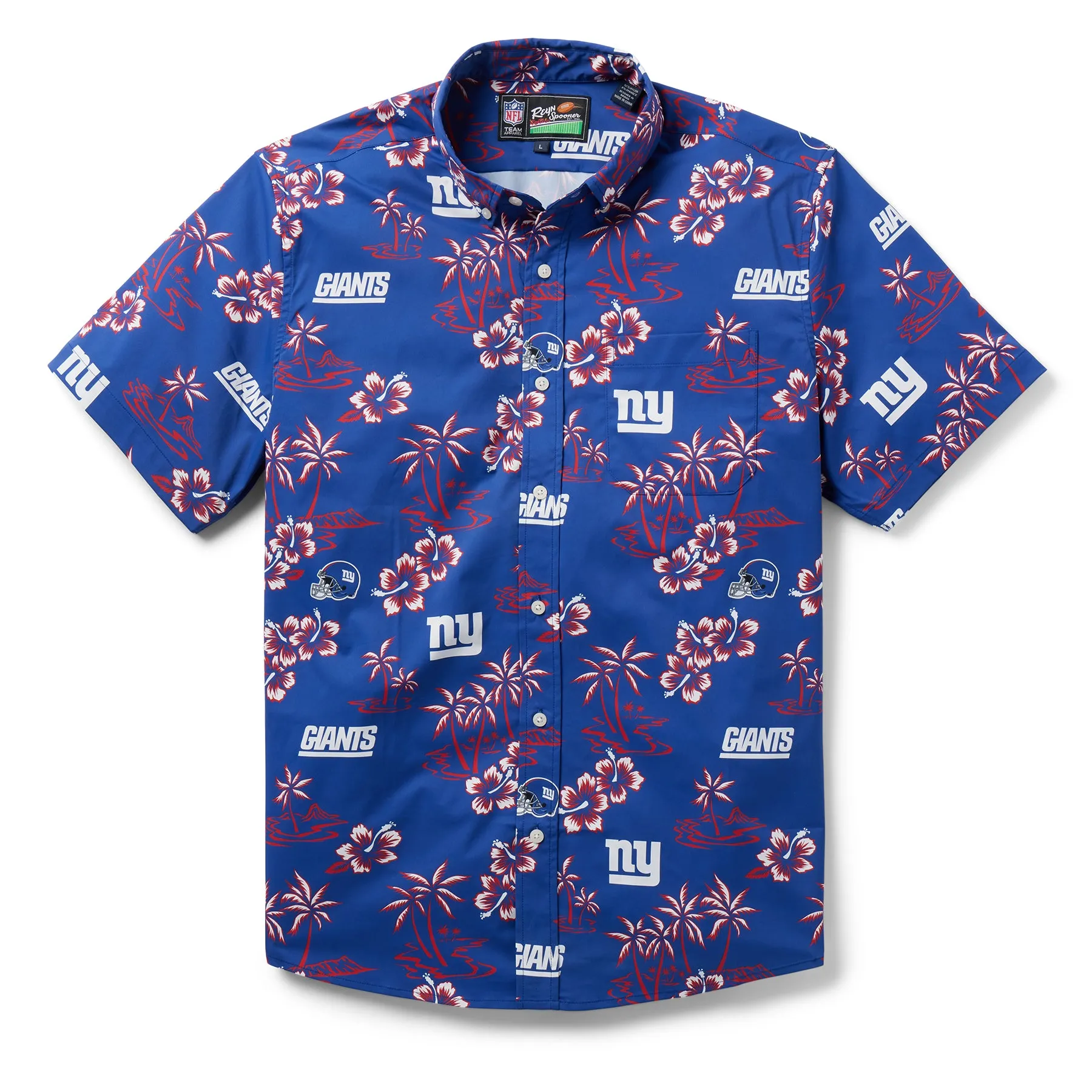 NEW YORK GIANTS KEKAI PERFORMANCE BUTTON FRONT