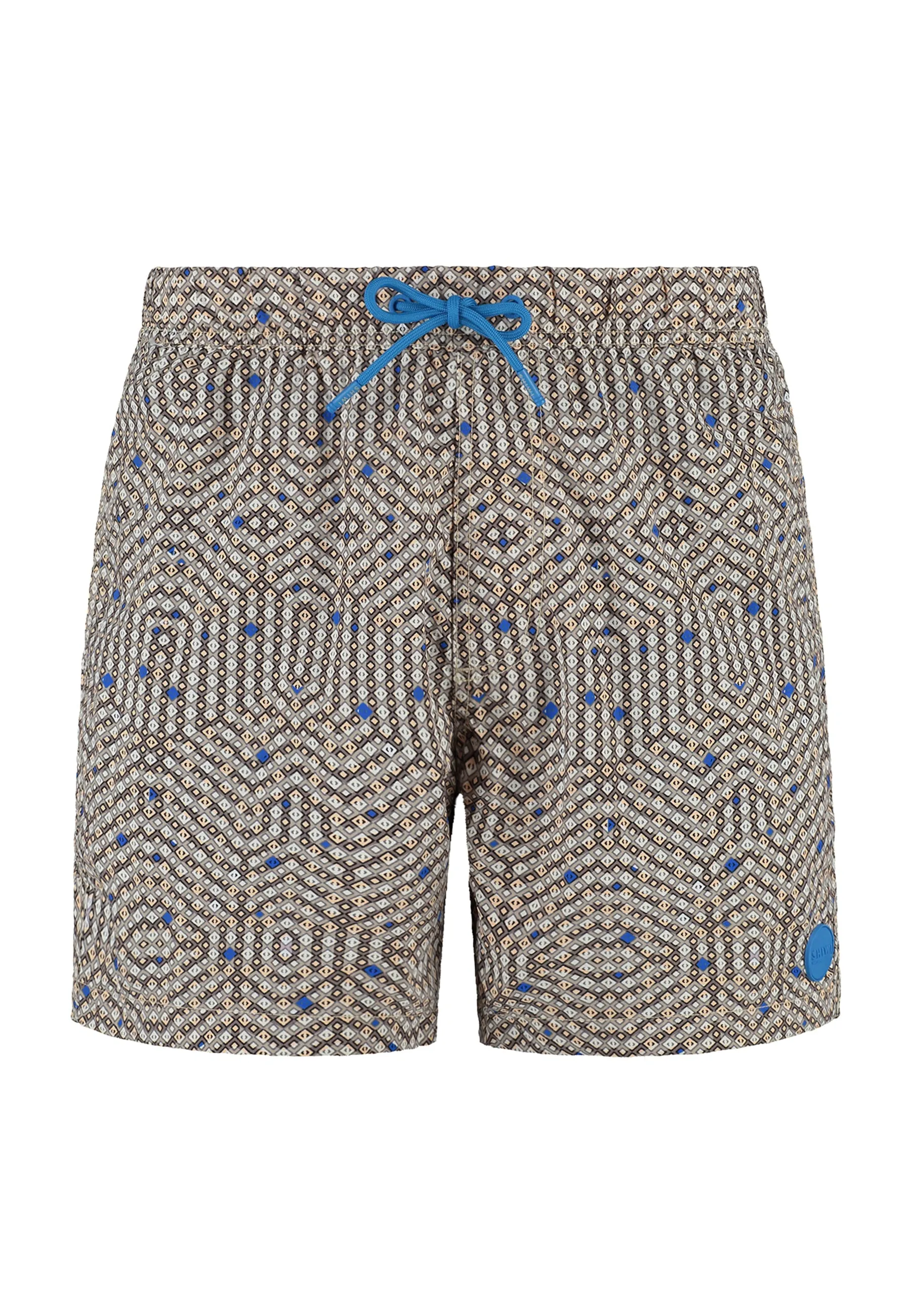 NICK QUICK DRY swim shorts geo storm | beige
