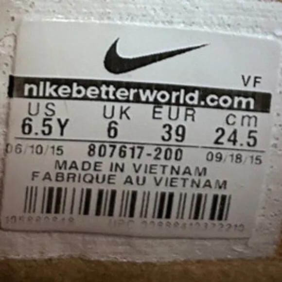 Nike - Air Force 1 LV8 - Sneakers - Brown - Kids Big Unisex - 6.5Y - 807617-200