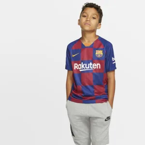 Nike FC Barcelona 2019/20 Stadium Home Big Kids' Soccer Jersey