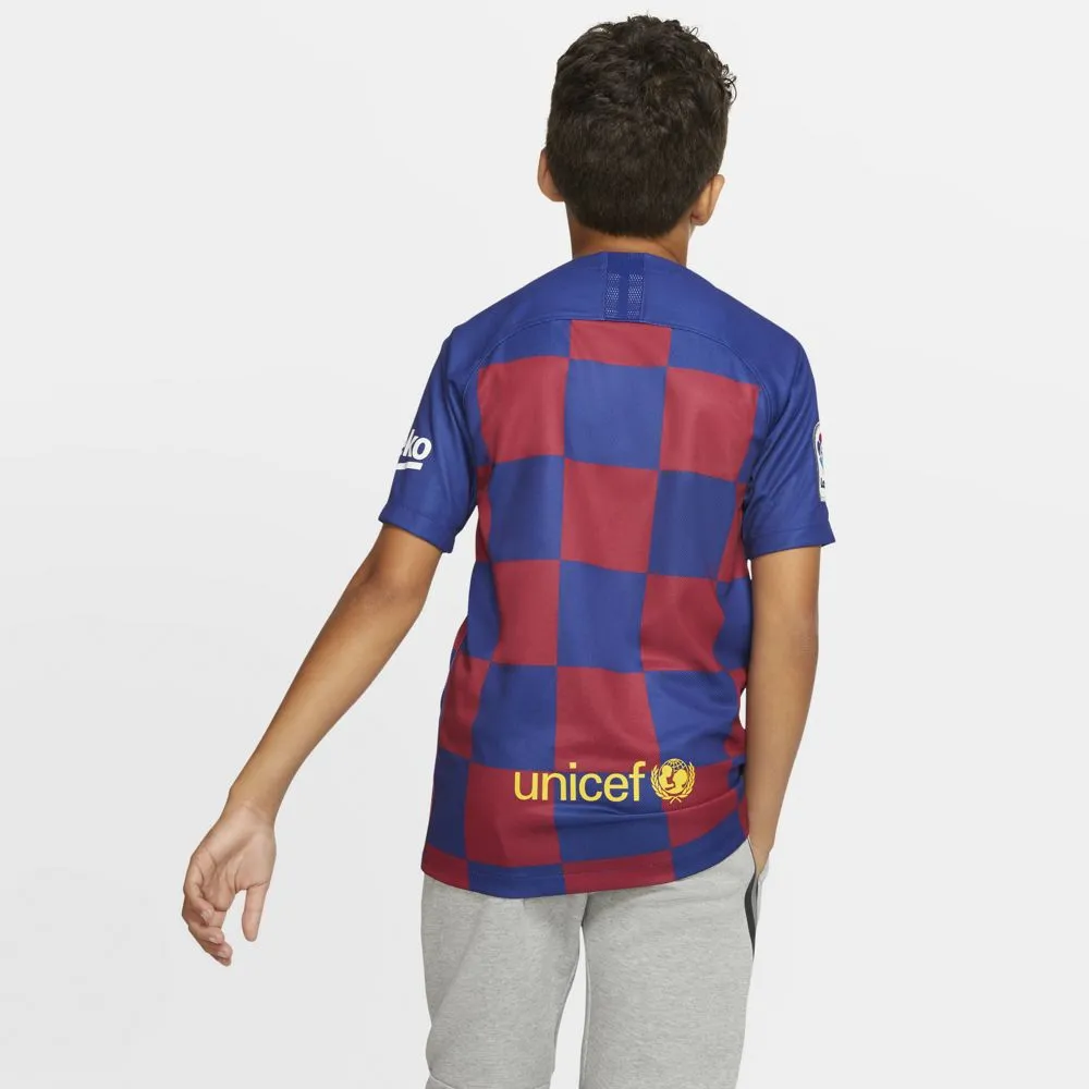 Nike FC Barcelona 2019/20 Stadium Home Big Kids' Soccer Jersey