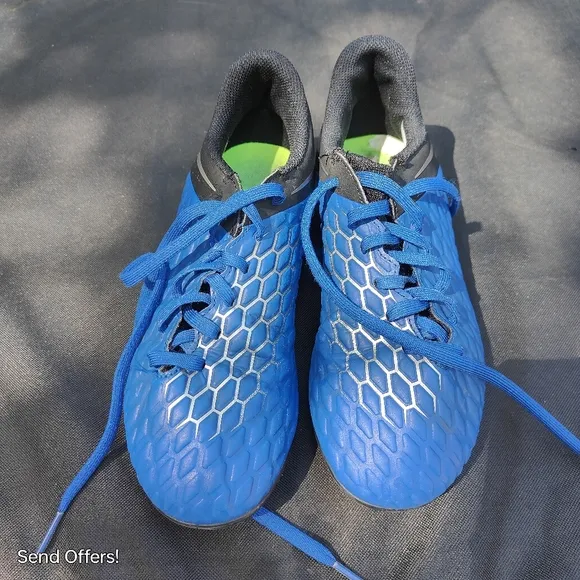 Nike Hypervenom Phantom 3 Elite ACC Blue Soccer Cleats Men’s Size 5.5