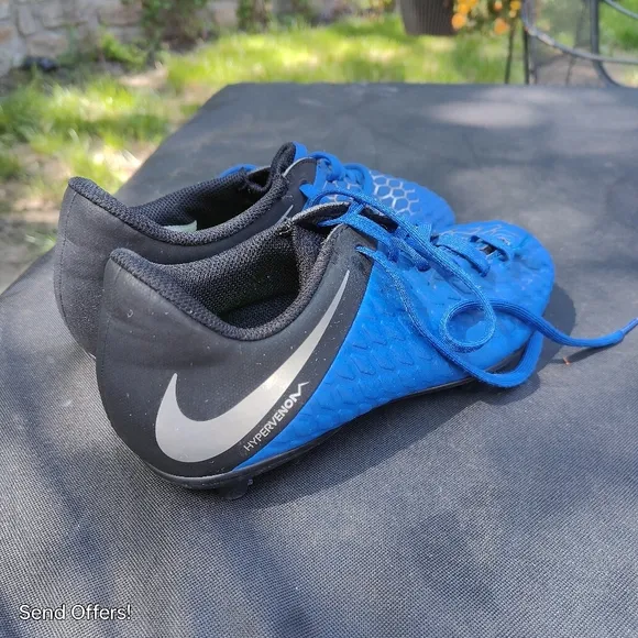 Nike Hypervenom Phantom 3 Elite ACC Blue Soccer Cleats Men’s Size 5.5