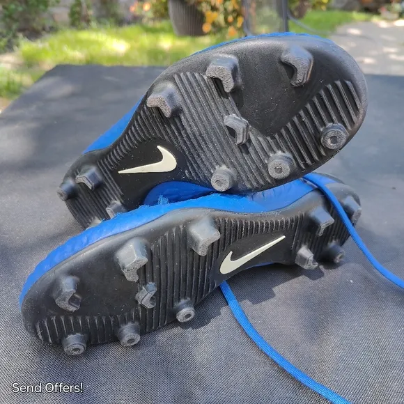 Nike Hypervenom Phantom 3 Elite ACC Blue Soccer Cleats Men’s Size 5.5