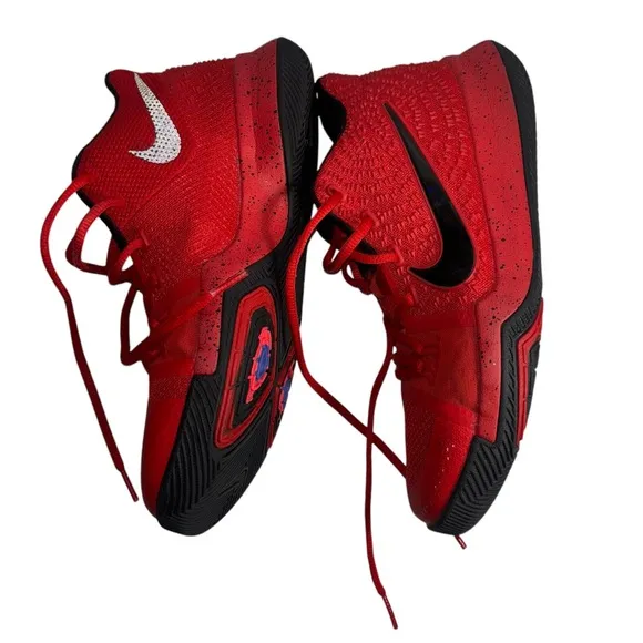 Nike Kyrie 3 Candy Apple Red High Top Sneakers Boys Size 6.5