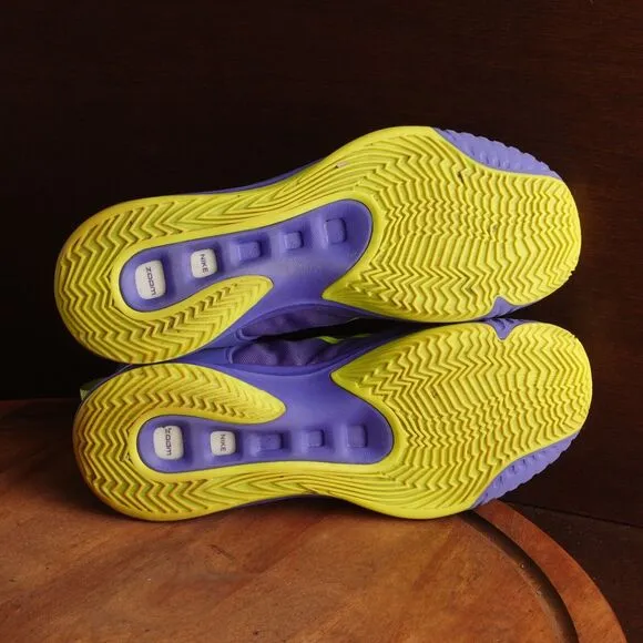 Nike Sneakers Mens Size 9 Zoom HyperRev 2015 Persian Violet Volt Athletic Shoes