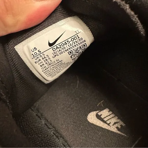 Nike Blazer Low X ‘Black’ lace up sneaker tennis shoe size 10.5