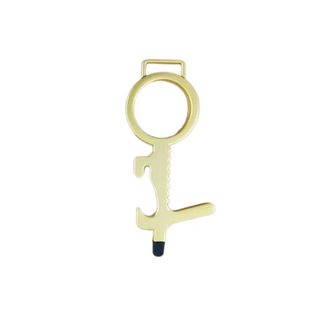Non-Contact Antimicrobial Key Chain Tool