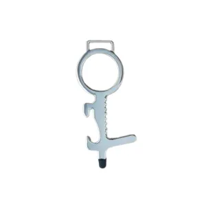 Non-Contact Antimicrobial Key Chain Tool