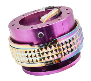 NRG Quick Release 2.1 - Purple Body / Neochrome Pyramid Ring