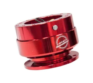 NRG SRK-200RD Red Body Red Ring Quick Release Gen 2.0