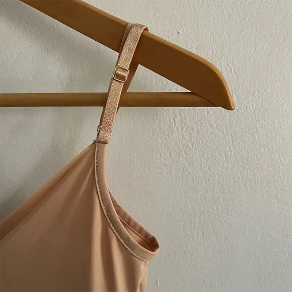 NWT Commando Women's Beige Classic Tailored Full Slip True Nude Size S/M