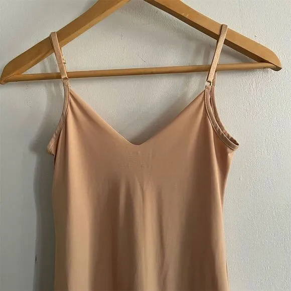 NWT Commando Women's Beige Classic Tailored Full Slip True Nude Size S/M
