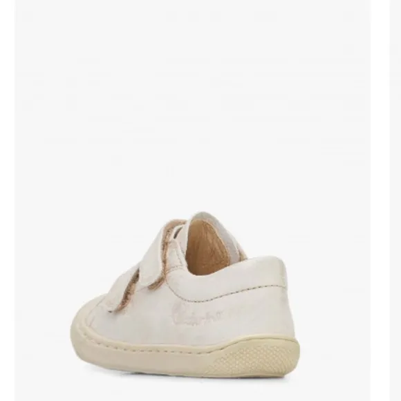 NWT NATURINO COCOON LOW VL Leather first-steps shoes in Platinum