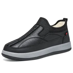 ORTHOSHEAR | MEN'S ORTHOPAEDIC SLIP-ON WINTER SHOES WITH FLEECE LINING