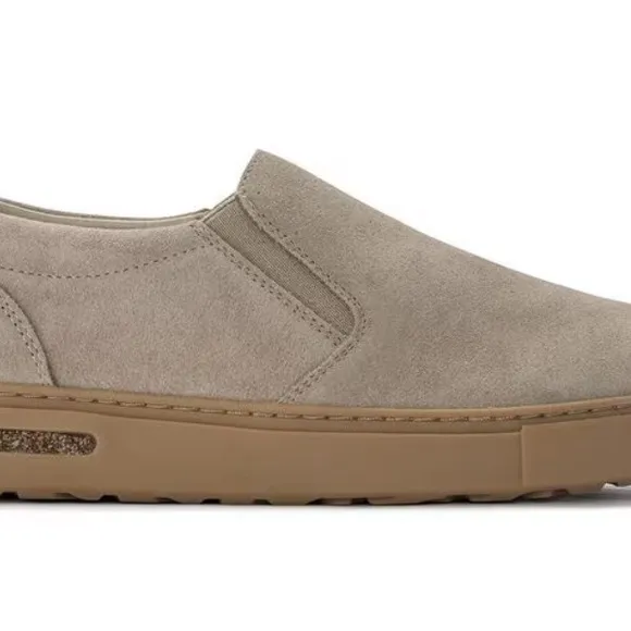 Oswego Birkenstocks Tan Slip-On Shoes, faded khaki size 40