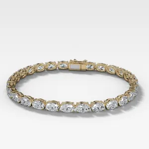 Oval Cut Tennis Bracelet (10.30 carat)
