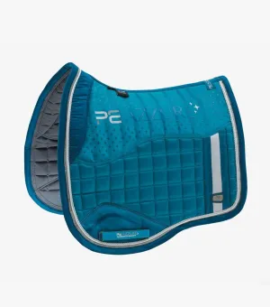 PEI Azzure Anti-Slip Satin Dressage Pad (Turquoise)