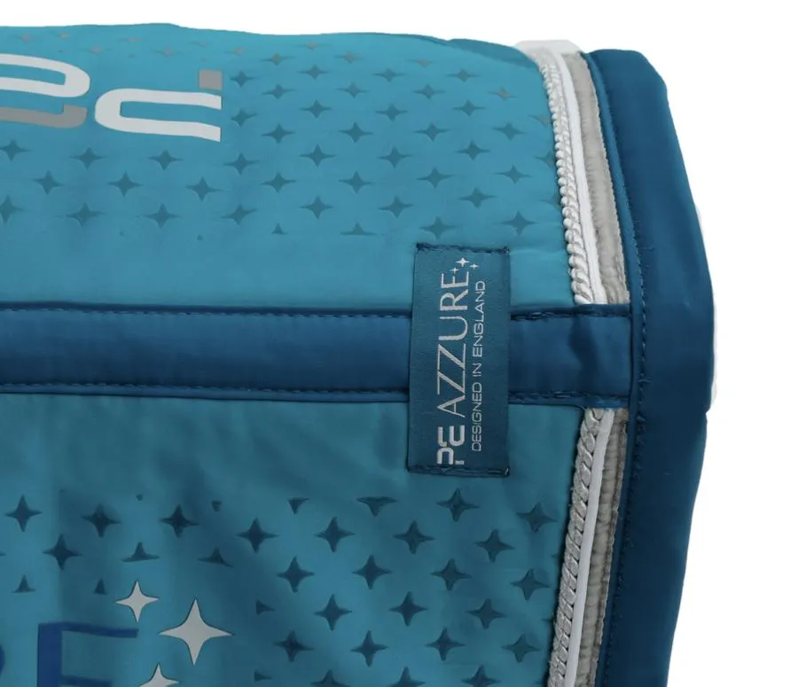 PEI Azzure Anti-Slip Satin Dressage Pad (Turquoise)