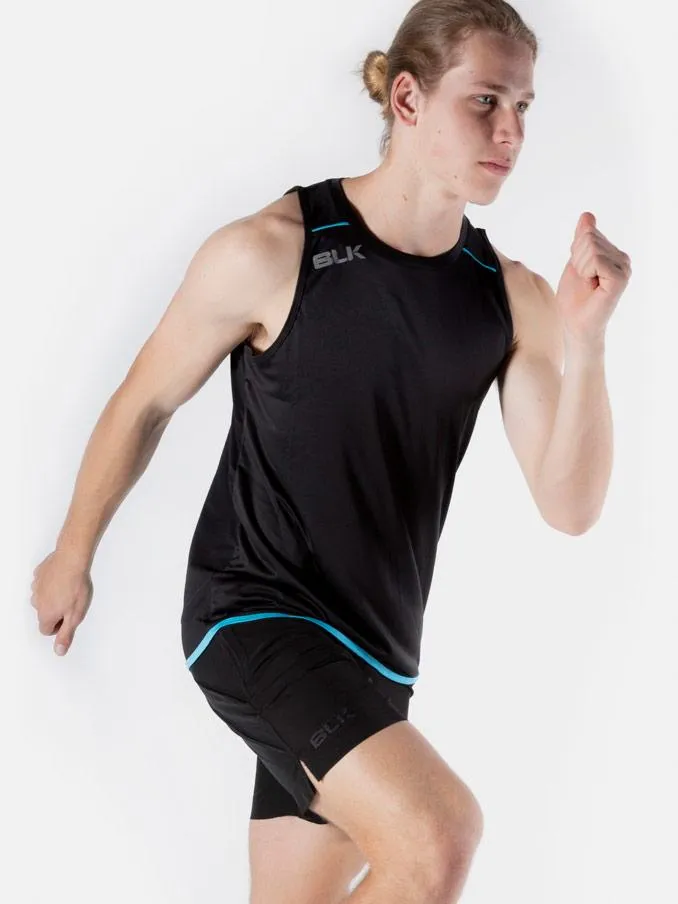 Performance Mens Singlet Black
