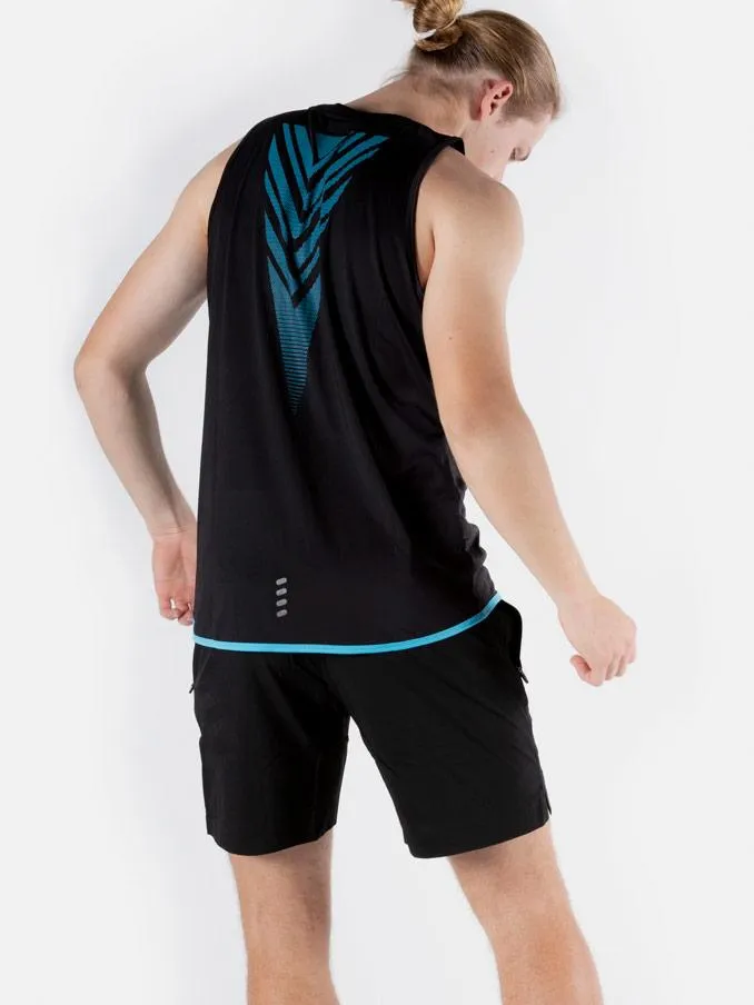 Performance Mens Singlet Black