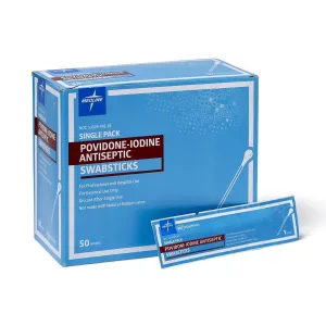 Povidone Iodine Swabsticks (Single Swabsticks/ Pack)