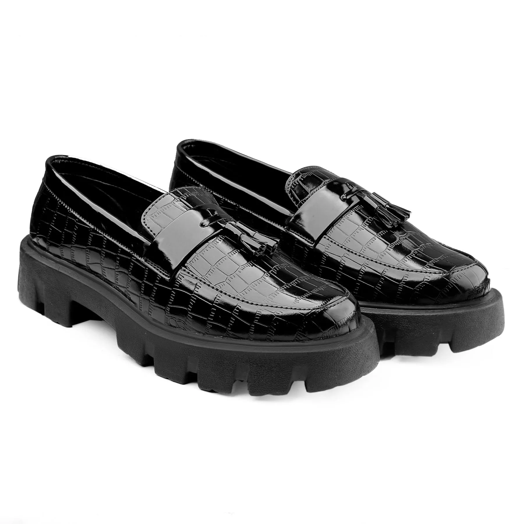 Premium Patent Slip-ons Shoes for Men -JonasParamount