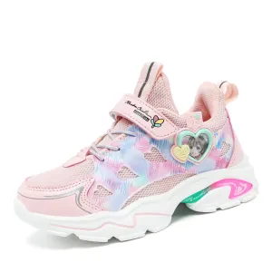Princess Girls Sneaker Spring Autumn Cartoon Students Casual Shoes