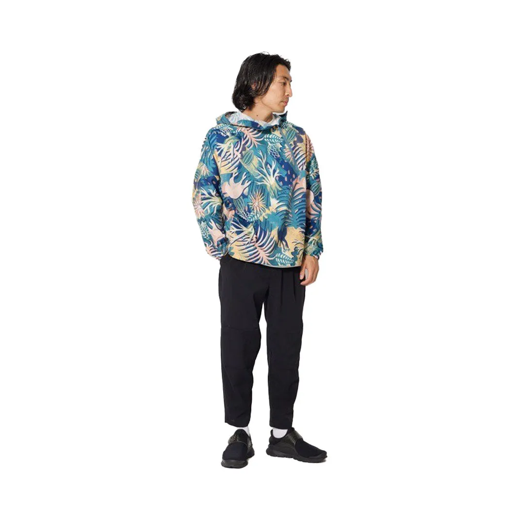 Printed Breathable Quick Dry Anorak Navy
