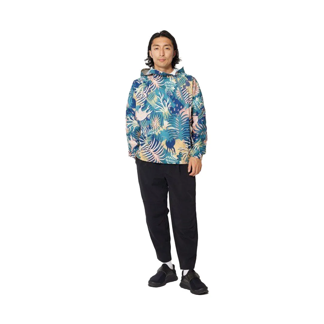 Printed Breathable Quick Dry Anorak Navy