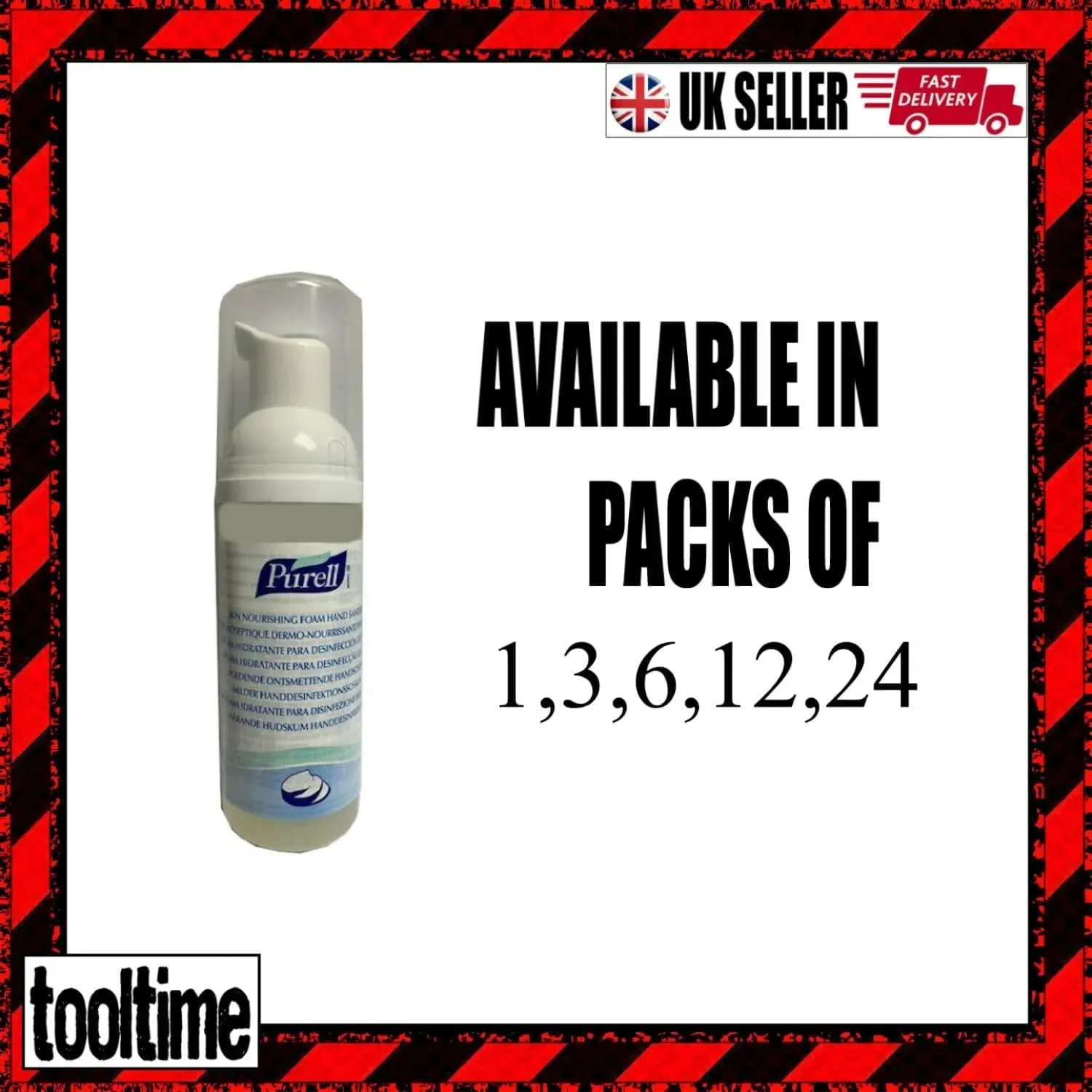 Purell Hand Sanitizer Sanitiser Pump Bottle 45ml Kills 99.9% Bacteria