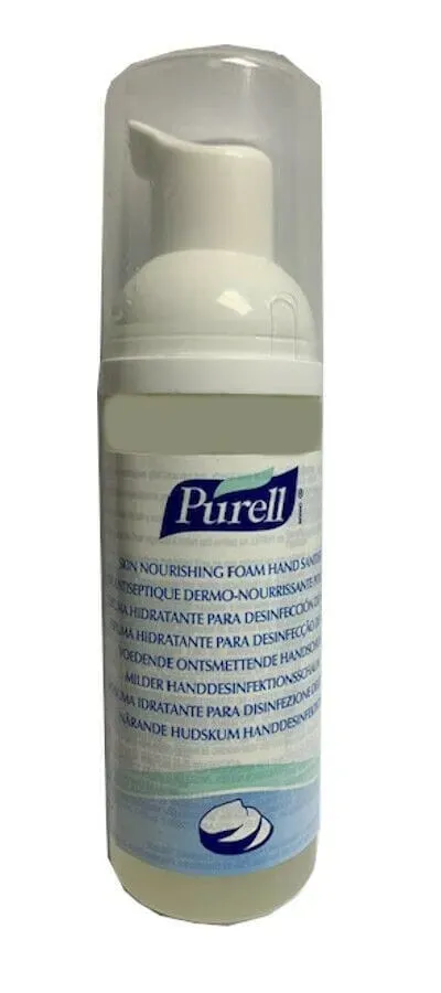 Purell Hand Sanitizer Sanitiser Pump Bottle 45ml Kills 99.9% Bacteria