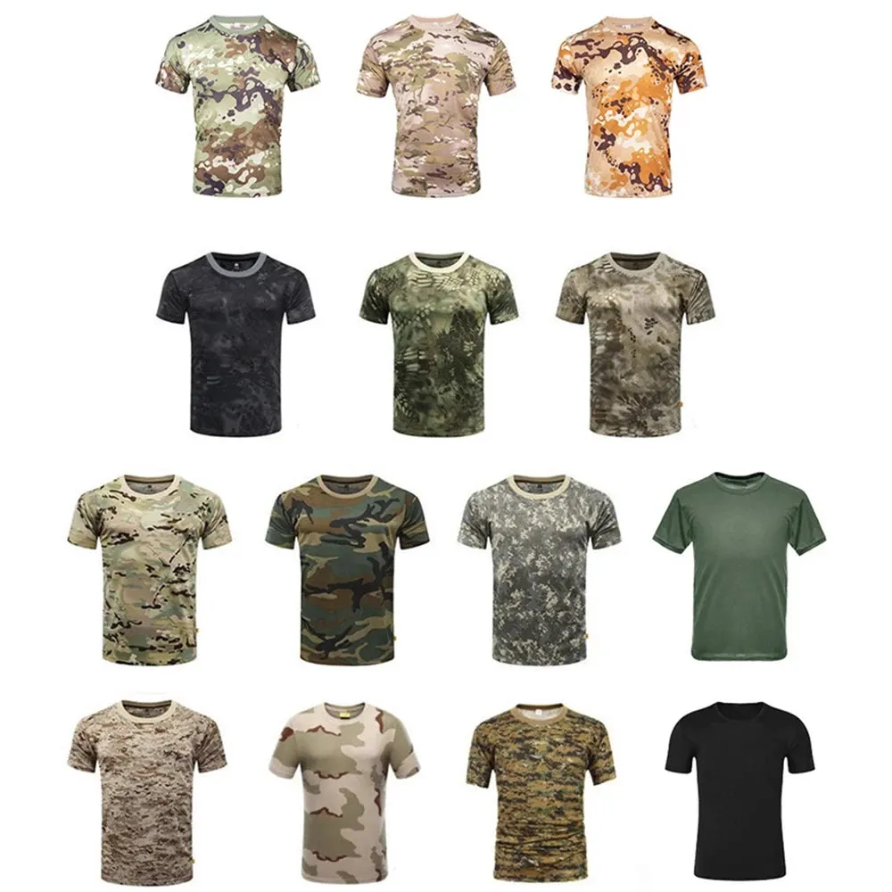 Quick-Dry Camouflage T-Shirt