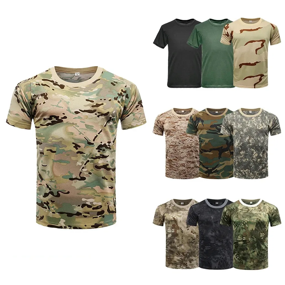 Quick-Dry Camouflage T-Shirt