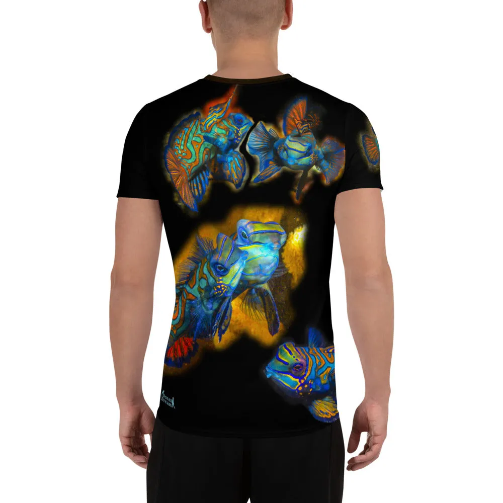 "Night Time Is the Right Time" Mandarinfish designT-shirt