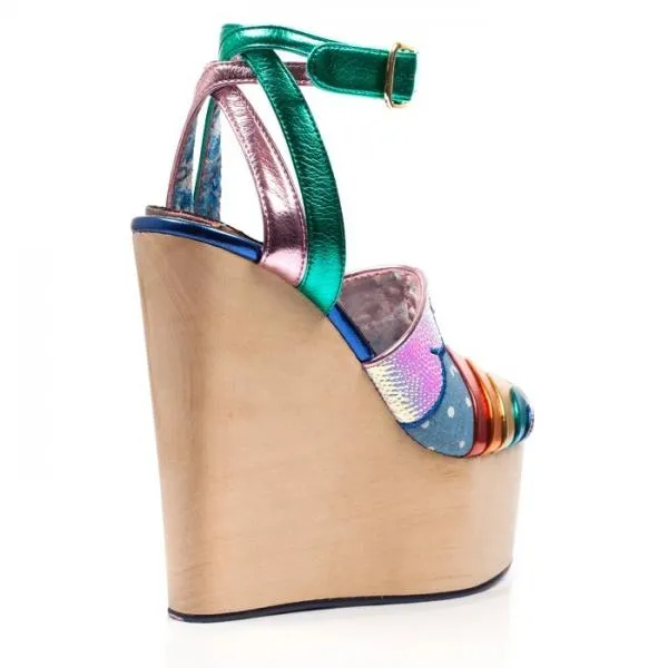 Rainbow - Funshine Platform Heel - Size