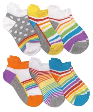 RAINBOW SPORT TAB LOW CUT SOCKS 6 PACK
