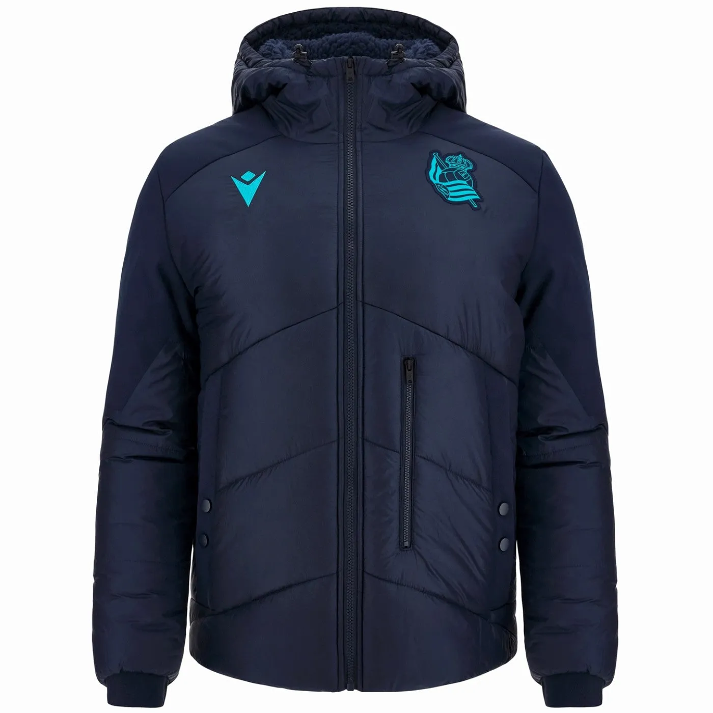 Real Sociedad presentation bomber padded jacket 2022/23 - Macron