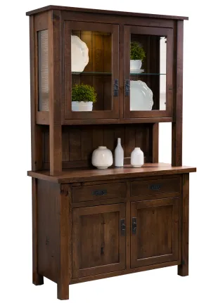 Regent - Amish Handcrafted 2-Door Dining Hutch / QUICK-SHIP