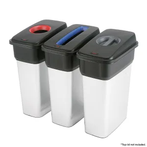 Rothopro Geo 55L Metallic Waste Bin