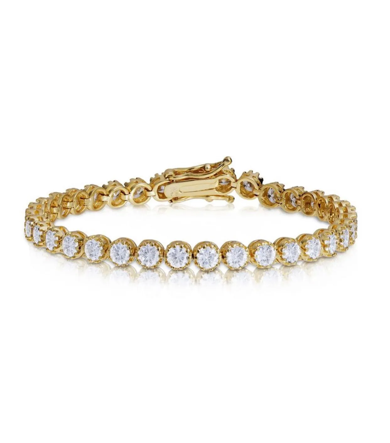 Round Cut Tennis Bracelet