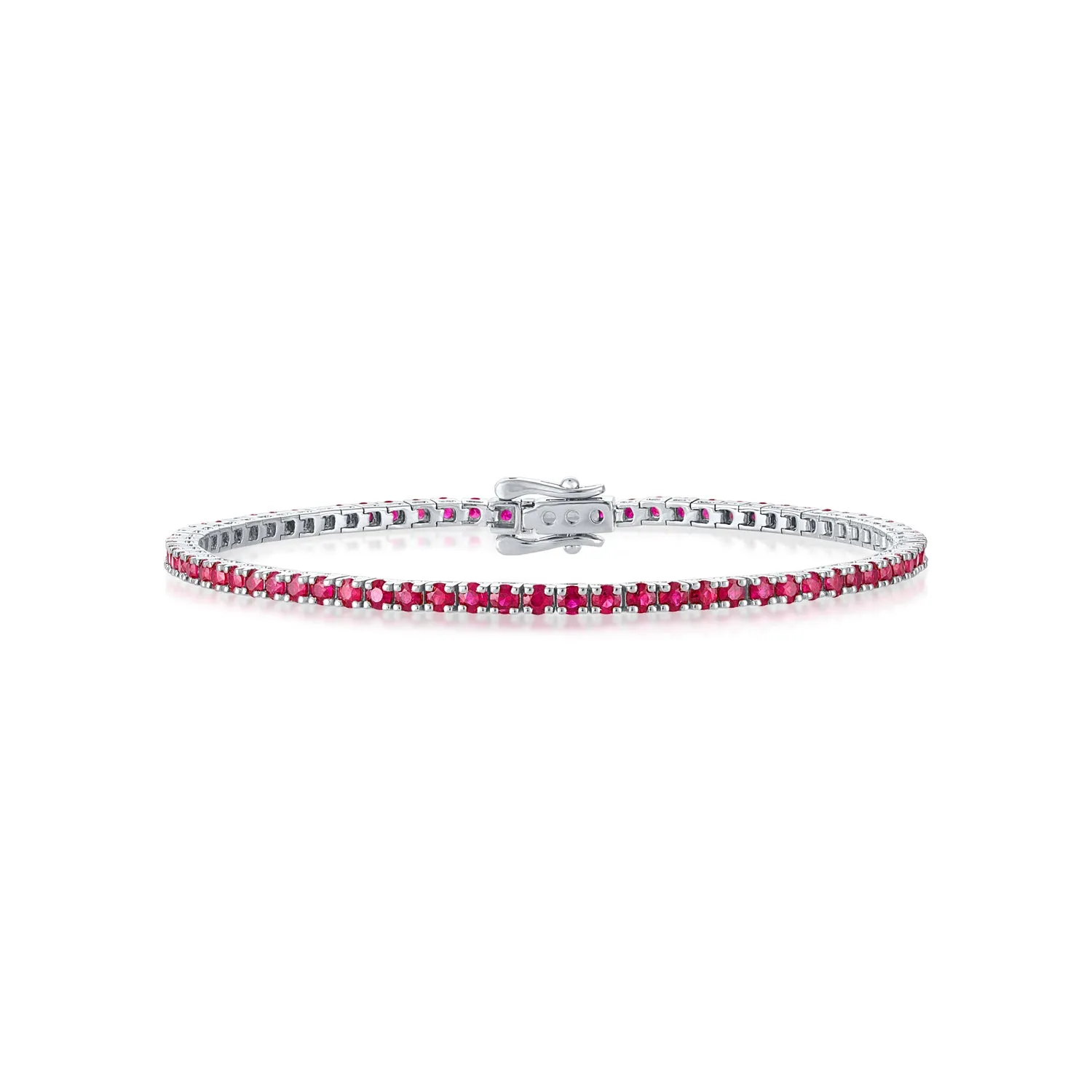 Ruby Tennis Bracelet