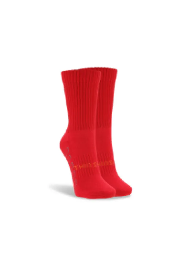 SA AFL MASTERS CREW FOOTY SOCKS (RED)
