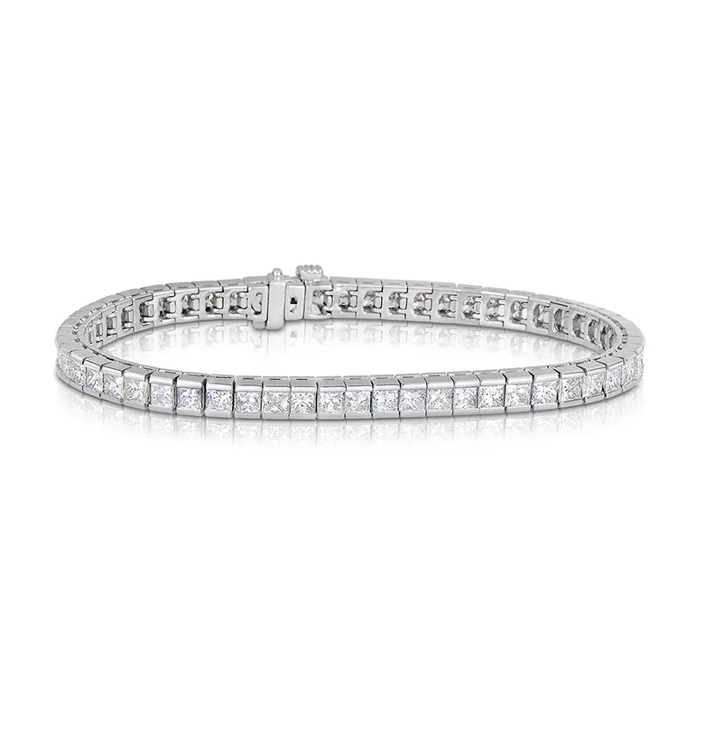 Sabel Collection White Gold Diamond Tennis Bracelet