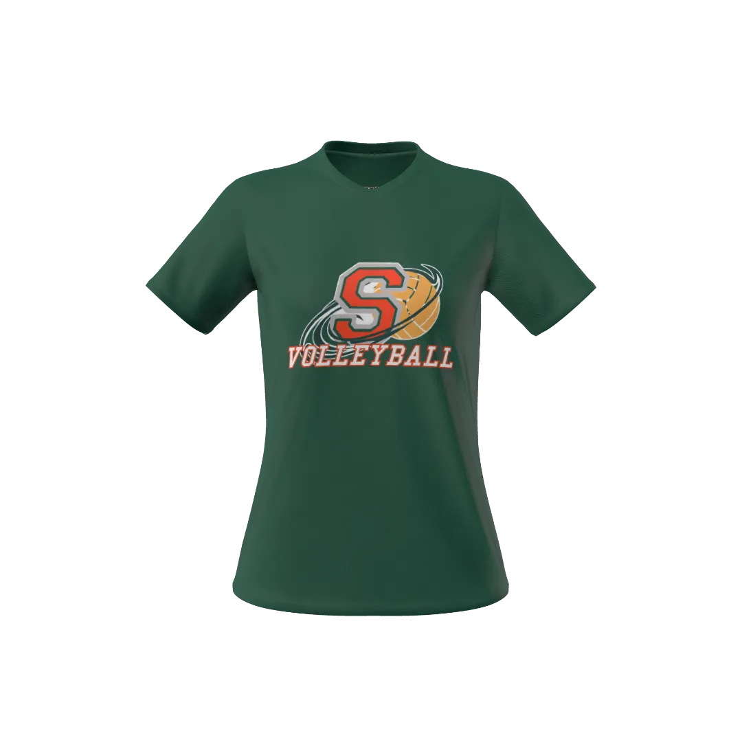 SASH VOLLEYBALL - P-CORE PROKNIT SHORT SLEEVE V-NECK - WOMEN